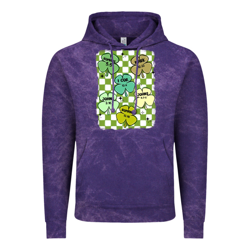 Shamrock Religious Vintage Hoodie by MaliasSmallBusiness | Teevron