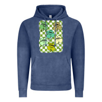 Vintage Denim shamrock religious Vintage Hoodie - MaliasSmallBusiness