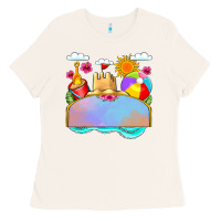 Bone custom name summer beach toys Ladies Tee - JahusDesignShop