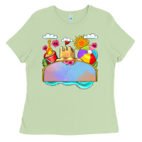 Matcha custom name summer beach toys Ladies Tee - JahusDesignShop