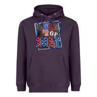 Plum 4th of july Heavyweight Hoodie - CowGirlArtShop