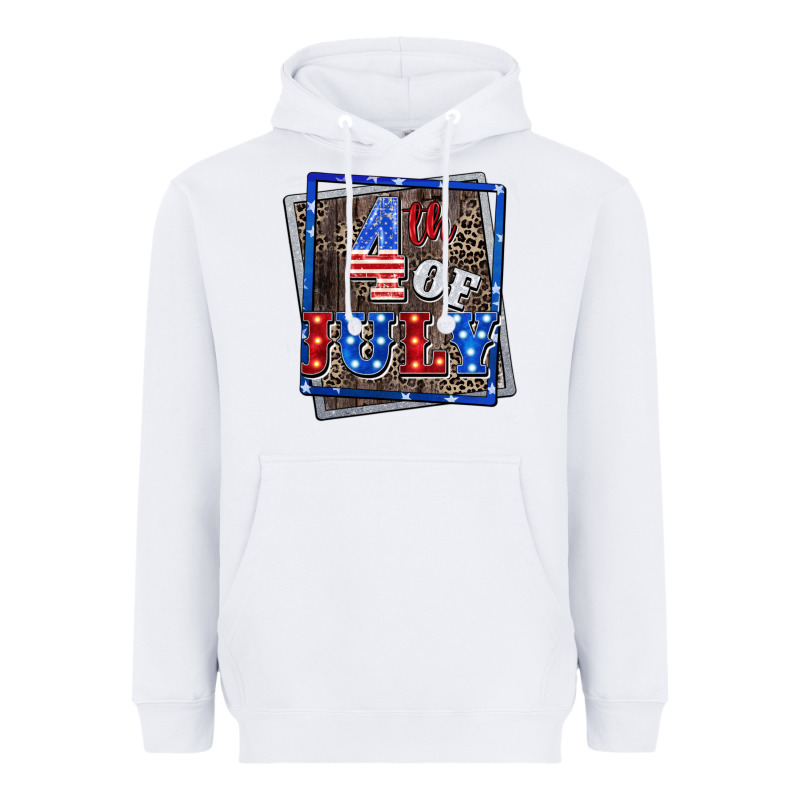 4th Of July Heavyweight Hoodie by CowGirlArtShop | Teevron