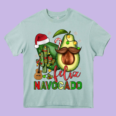 Feliz Navocado Avocado Heavy Core Tee Designed By Jahusdesignshop