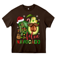 Chocolate Brown feliz navocado avocado Heavy Core Tee - JahusDesignShop