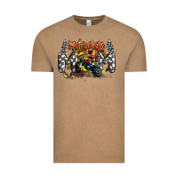 Vintage Coffee motocross mom Vintage Tee - MaliasSmallBusiness