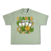 Oil Green loaded on luck Urban Heavy Tee - MaliasSmallBusiness