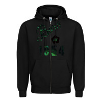 Black Born in 1954 Zipper Hoodie - Bettercallsaul