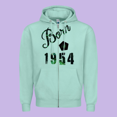 Born In 1954 Zipper Hoodie Designed By Bettercallsaul