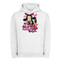 Pigment Lunar Rock Valentine's Day Shut Up And Kiss Me Heifer Holstein Cow Urban Hoodie - FaDigitalArtStudio