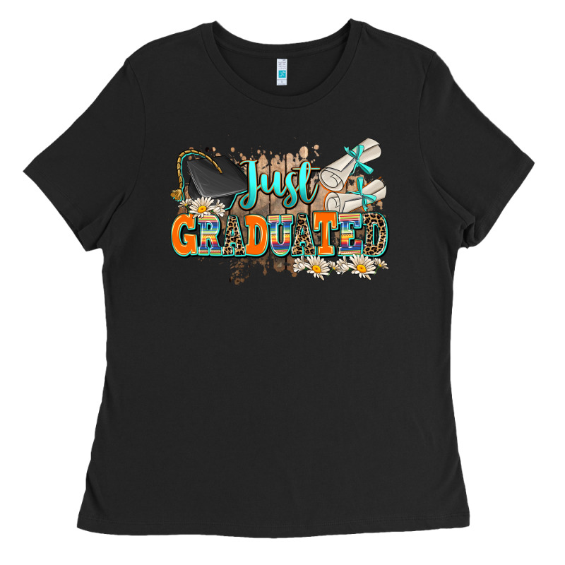 Just Graduated Ladies Tee by AdoDesignShop | Teevron