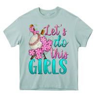 Arona let's do this girls baseball Heavy Core Tee - BundleAndBundleShop