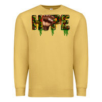 Antique Gold hope juneteenth Premium Sweatshirt - CowGirlArtShop