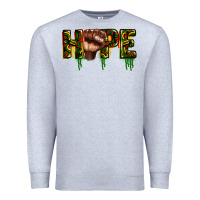 Heather Grey hope juneteenth Premium Sweatshirt - CowGirlArtShop