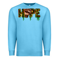 Ocean Blue hope juneteenth Premium Sweatshirt - CowGirlArtShop