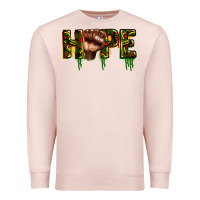 Pale Pink hope juneteenth Premium Sweatshirt - CowGirlArtShop