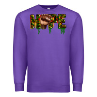 Purple hope juneteenth Premium Sweatshirt - CowGirlArtShop