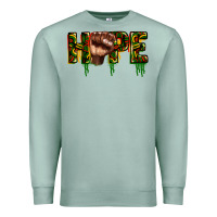 Seafoam hope juneteenth Premium Sweatshirt - CowGirlArtShop