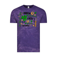 Cloud Purple st. patricks day doodle Vintage Tee - MaliasSmallBusiness
