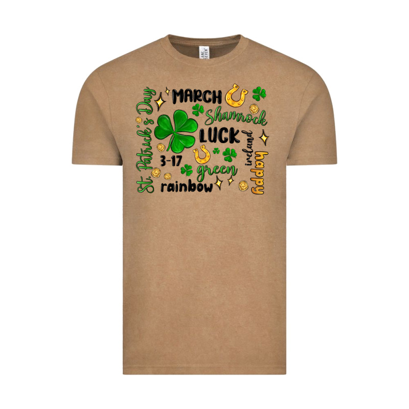 St. Patricks Day Doodle Vintage Tee by MaliasSmallBusiness | Teevron