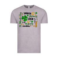Vintage Zinc st. patricks day doodle Vintage Tee - MaliasSmallBusiness