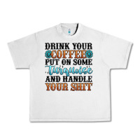Lunar Rock drink your coffee put on some turquoise and handle Urban Heavy Tee - MaliasSmallBusiness