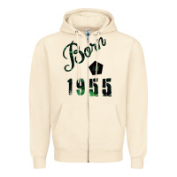 Sandshell Born In 1955 Zipper Hoodie - Bettercallsaul