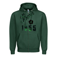 Sports Green Born In 1955 Zipper Hoodie - Bettercallsaul