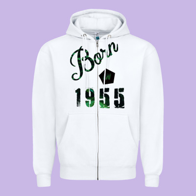Born In 1955 Zipper Hoodie Designed By Bettercallsaul