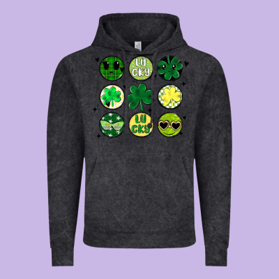 St Patrick's Day Vintage Hoodie Designed By Maliassmallbusiness