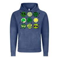 Vintage Denim st patrick's day Vintage Hoodie - MaliasSmallBusiness