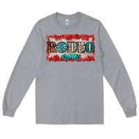 Heather Grey rodeo mom Long Sleeve Tee - JahusDesignShop