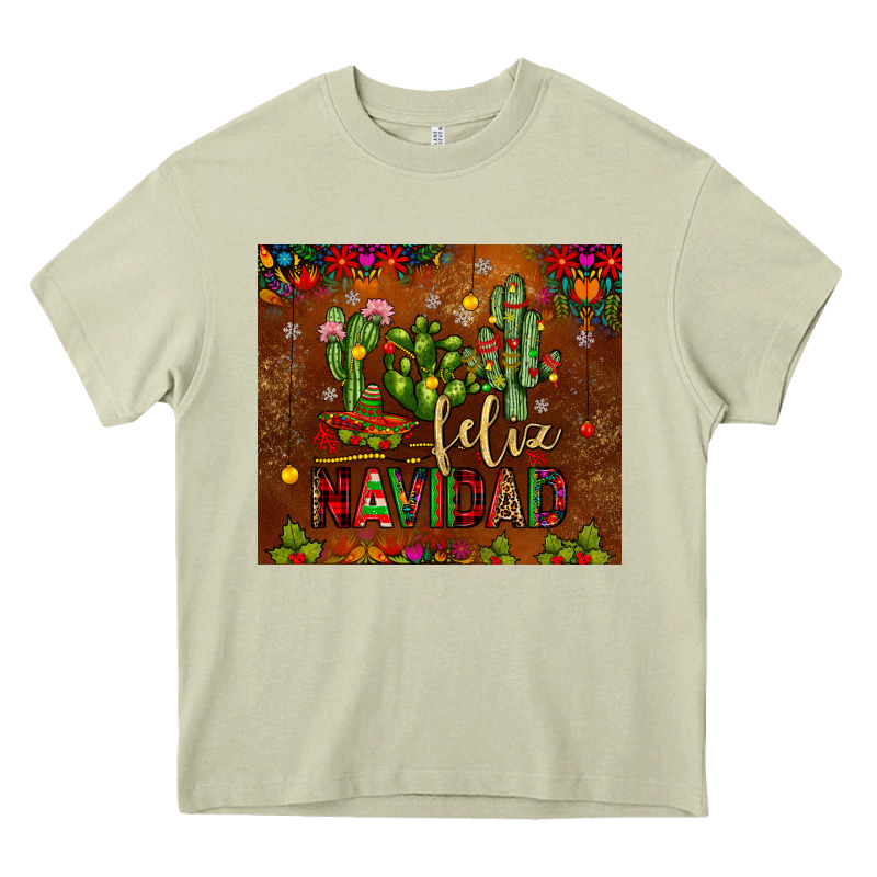 Feliz Navidad Cactus Heavy Core Tee by JahusDesignShop | Teevron
