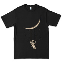 Black Astronaut Moon Swing Premium Tee - Bettercallsaul