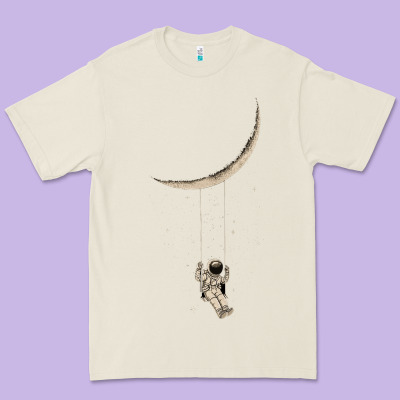 Astronaut Moon Swing Premium Tee Designed By Bettercallsaul