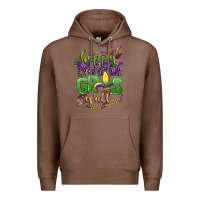 Chestnut happy mardi gras yall Premium Hoodie - CowGirlArtShop
