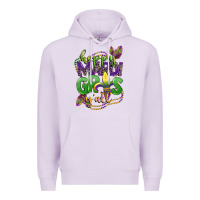 Lilac happy mardi gras yall Premium Hoodie - CowGirlArtShop