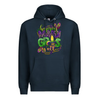 Navy happy mardi gras yall Premium Hoodie - CowGirlArtShop