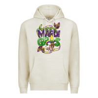 Oatmeal Heather happy mardi gras yall Premium Hoodie - CowGirlArtShop