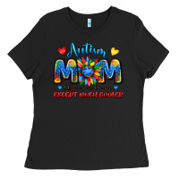 Black autism mom like a normal mom except much cooler Ladies Tee - JahusDesignShop