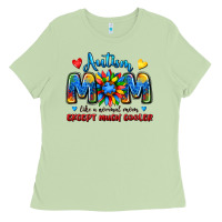 Matcha autism mom like a normal mom except much cooler Ladies Tee - JahusDesignShop