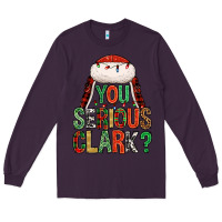 Plum You serious clark Long Sleeve Tee - NancyCooperArtShop