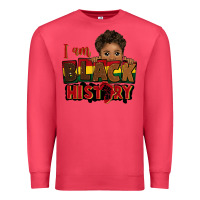 Cardinal i am black history black boy peekaboo juneteenth Premium Sweatshirt - CowGirlArtShop