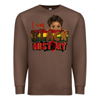 Chestnut i am black history black boy peekaboo juneteenth Premium Sweatshirt - CowGirlArtShop