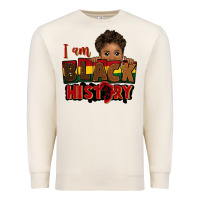 Sandshell i am black history black boy peekaboo juneteenth Premium Sweatshirt - CowGirlArtShop
