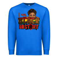 True Royal i am black history black boy peekaboo juneteenth Premium Sweatshirt - CowGirlArtShop