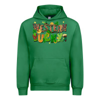 Emerald Western Lucky Urban Hoodie - FaDigitalArtStudio
