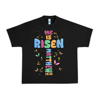 Black he is risen cross Urban Heavy Tee - MaliasSmallBusiness