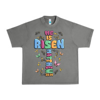 Tornado he is risen cross Urban Heavy Tee - MaliasSmallBusiness