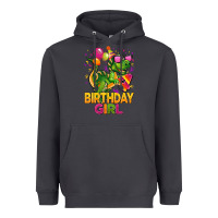 Smoke 4th birthday girl t rex pink Heavyweight Hoodie - CowGirlArtShop