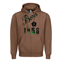 Chestnut Born In 1956 Zipper Hoodie - Bettercallsaul